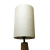 Lampa Rzeźba w kształcie Butli Drewno Teak Podłogowa 115cm